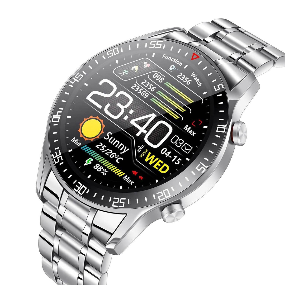 Wireless Smartwatch Fitness Tracker IP68 Waterproof Sport Bracelet Smart Watches - Tophatter Daily Deals