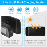 Wireless Solar Car Tire Pressure Monitoring System Auto Tire Pressure with Sensors Temperature Alarm Automotive - Tophatter Daily Deals