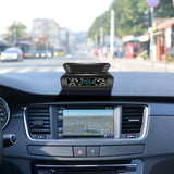 Wireless Solar Car Tire Pressure Monitoring System Auto Tire Pressure with Sensors Temperature Alarm Automotive - Tophatter Daily Deals