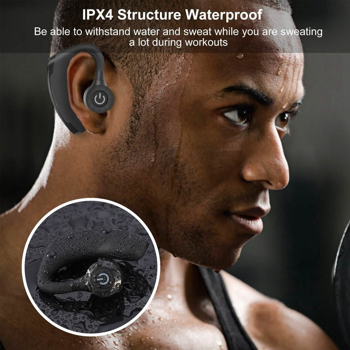 Wireless V5.0 In-Ear Earphones In-Ear Headphones - Tophatter Daily Deals