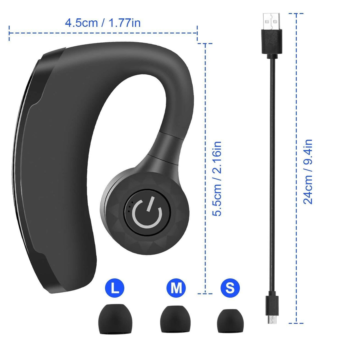 Wireless V5.0 In-Ear Earphones In-Ear Headphones - Tophatter Daily Deals