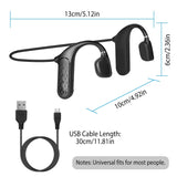 Wireless V5.1 Open-Ear Bone Conduction Earphones Headphones - Tophatter Daily Deals