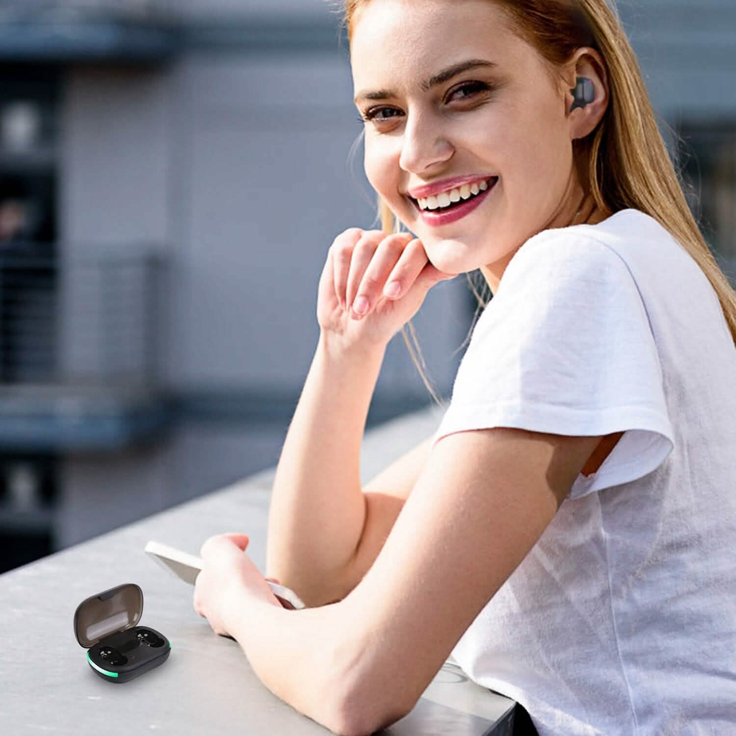 Wireless V5.3 TWS Earbuds In-Ear Stereo Headset Headphones - Tophatter Daily Deals