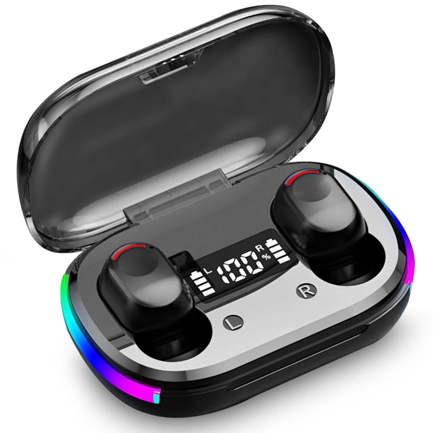 Wireless V5.3 TWS Earbuds In-Ear Stereo Headset Headphones - Tophatter Daily Deals