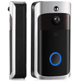Wireless Video Doorbell 720 HD Wifi Security Camera Black Smart Home & Security - Tophatter Daily Deals