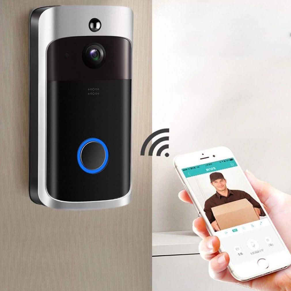 Wireless Video Doorbell 720 HD Wifi Security Camera Smart Home & Security - Tophatter Daily Deals