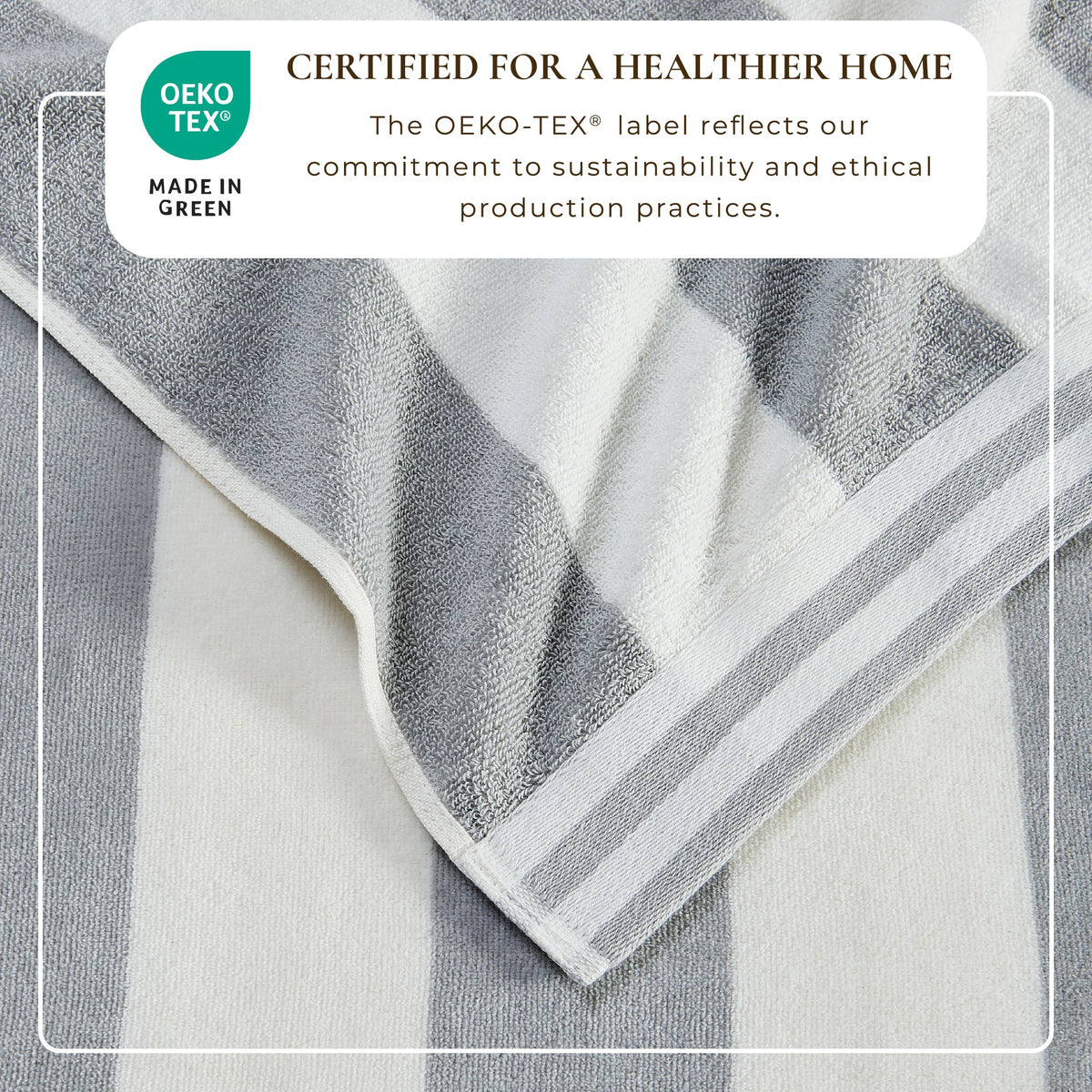 Striped Cabana Beach Towel - Edgartown Collection Bath - Tophatter Daily Deals