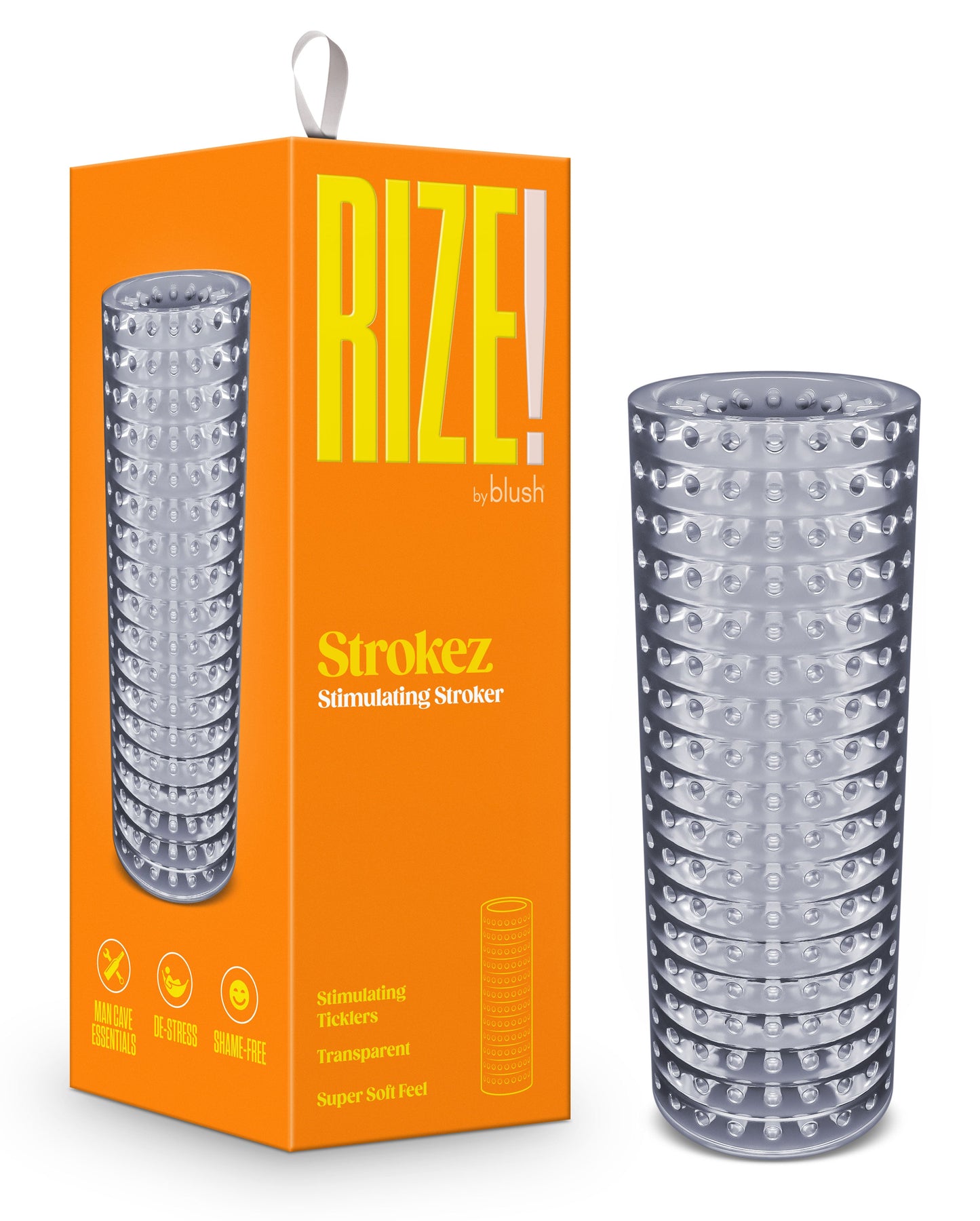 Rize Clear Stimulating Masturbation Sleeve > Sex Toys For Men > Masturbators > Manual - Tophatter Daily Deals