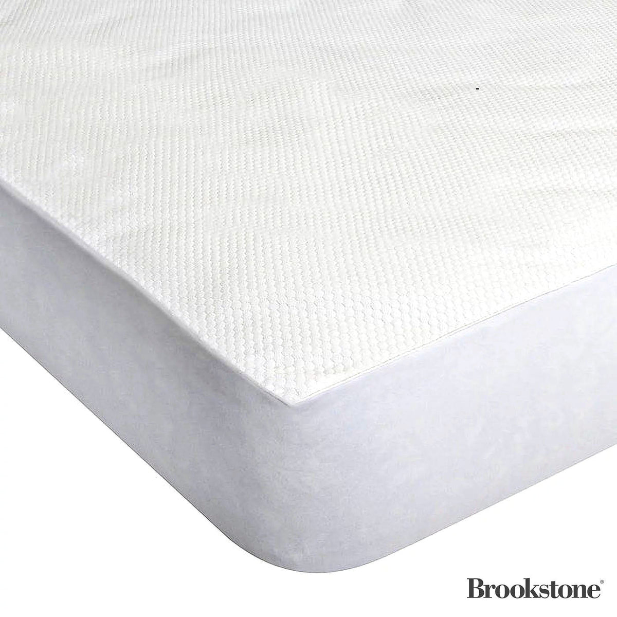 Brookstone Mattress Cover & Protector with Ultra Soft TENCEL Top Bedding - Tophatter Daily Deals