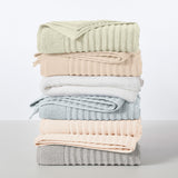 Luxury Combed Cotton Bath Towel Set - Karina Collection Bath - Tophatter Daily Deals