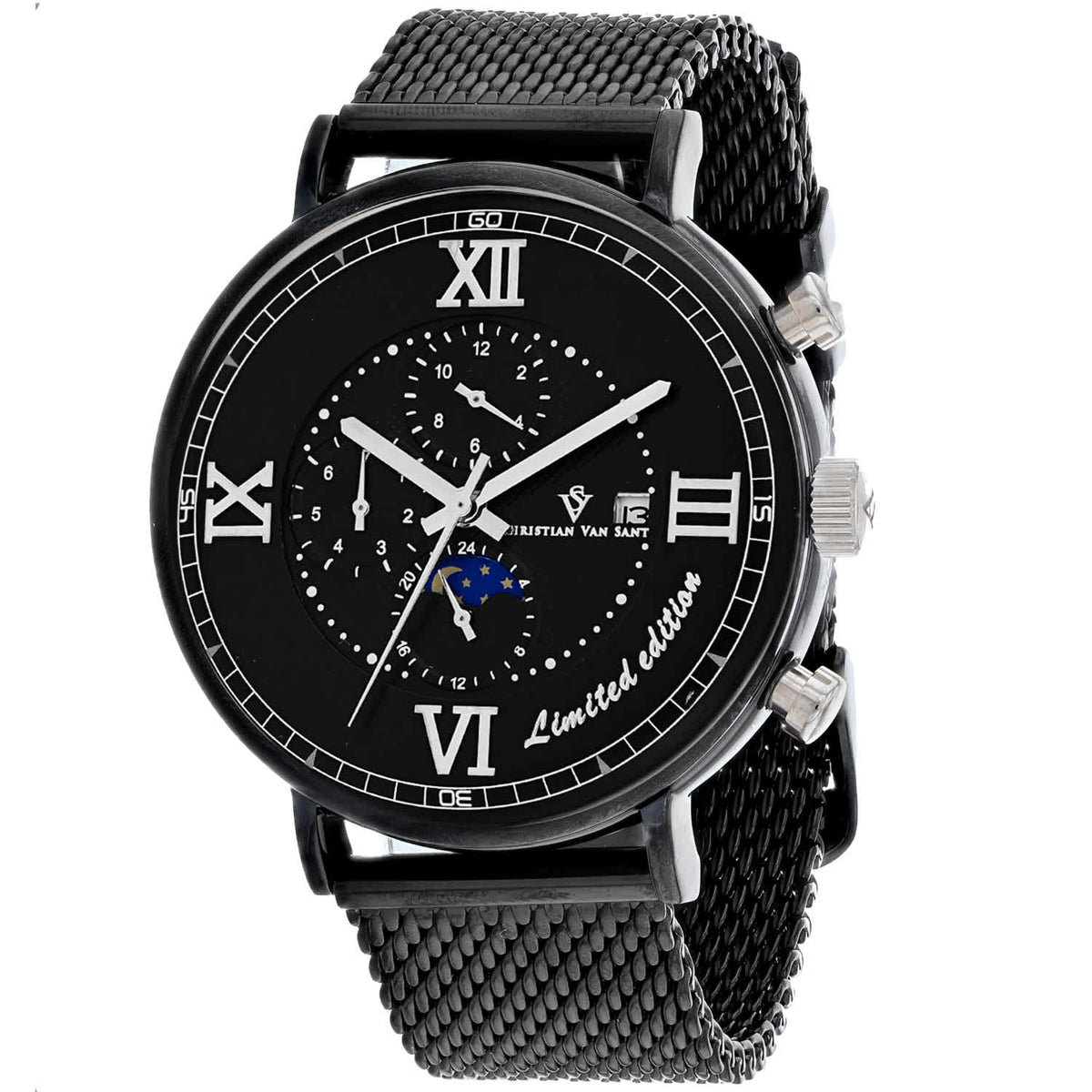 Christian Van Sant Men's Somptueuse LTD // CV1159 Black Watches - Tophatter Daily Deals
