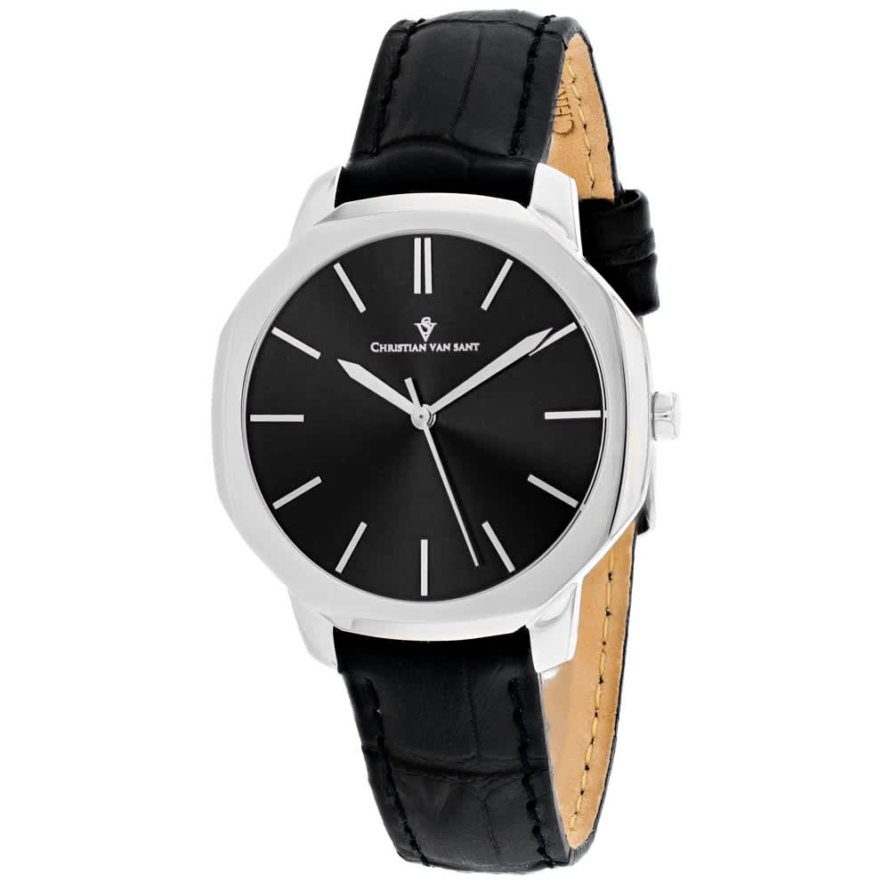 Christian Van Sant Women's Octave Slim // CV0500 Black Watches - Tophatter Daily Deals