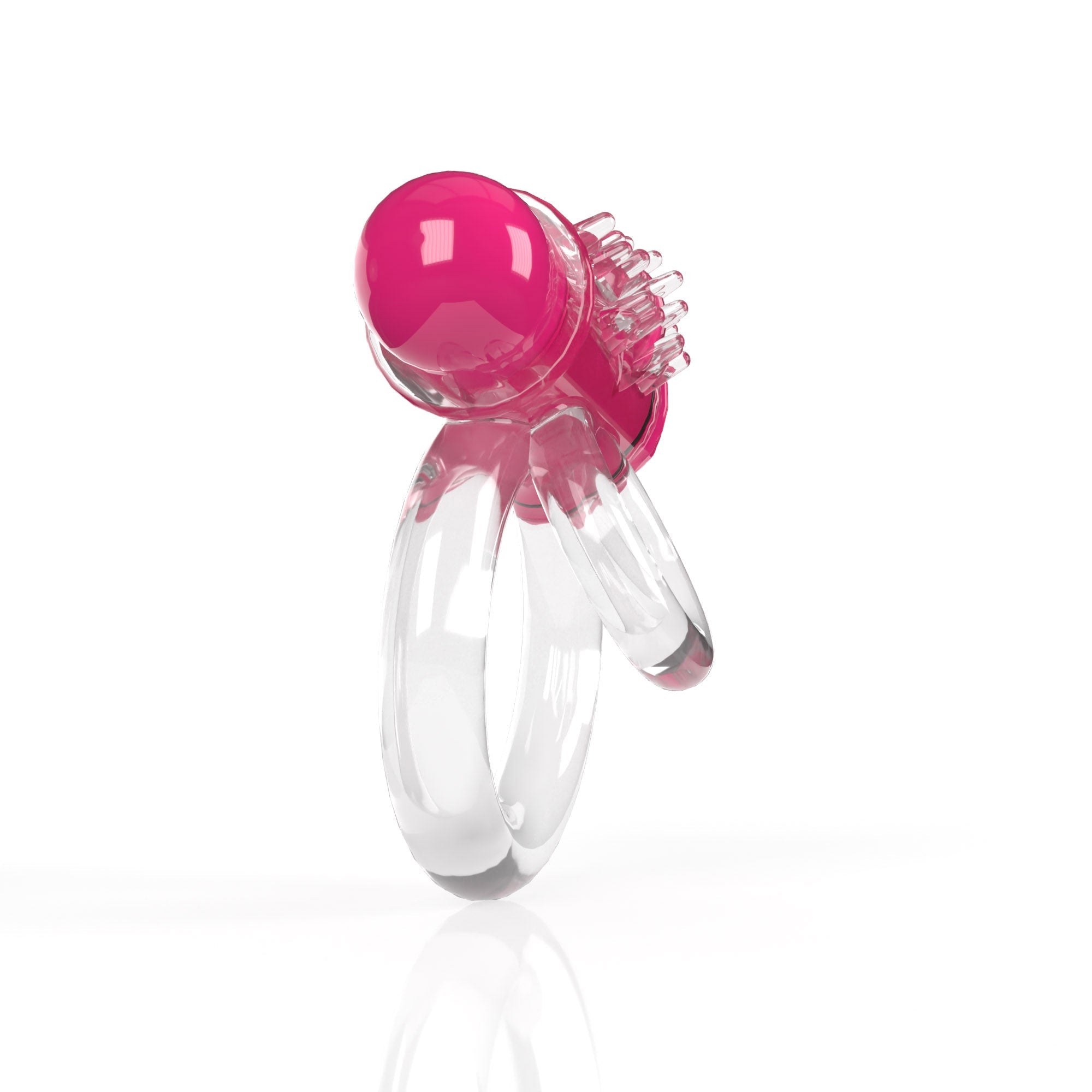 Double O 6 4B Low Pitch Bass (Strawberry) > Cock Ring > Vibrating - Tophatter Daily Deals