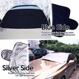 Reversible Car Windshield Protector for Winter Snow & Summer Heat Automotive - Tophatter Daily Deals