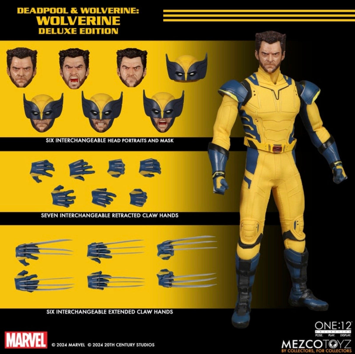 Deadpool & Wolverine – Wolverine One:12 Collective Deluxe Edition Action Figure Action Figure - Tophatter Daily Deals