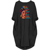 Woman's Long Sleeve Loose Pocket Oversize Tunic Dress Black Women's Dresses - Tophatter Daily Deals