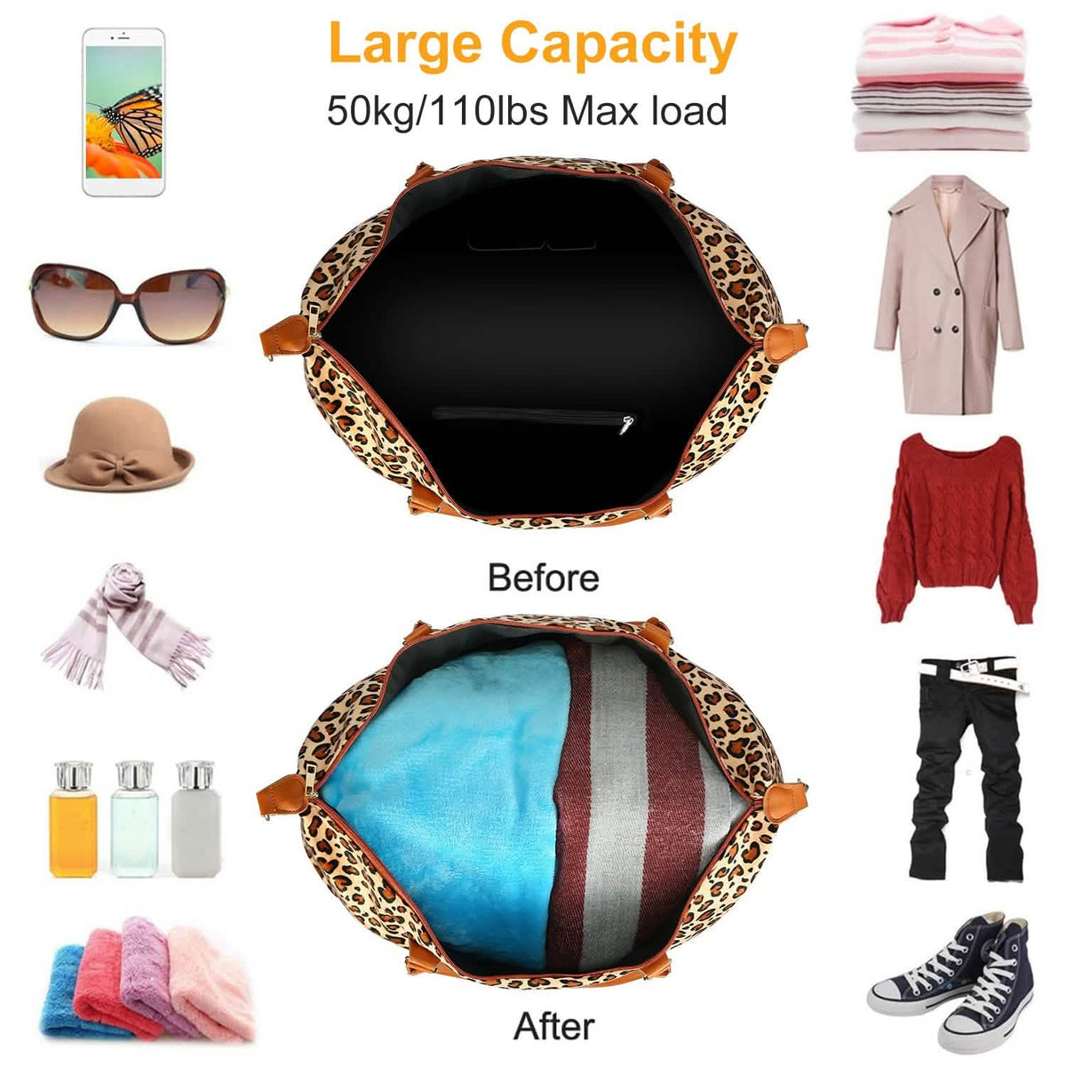 Women Duffle Bag Travel Luggage Handbags & Wallets - Tophatter Daily Deals