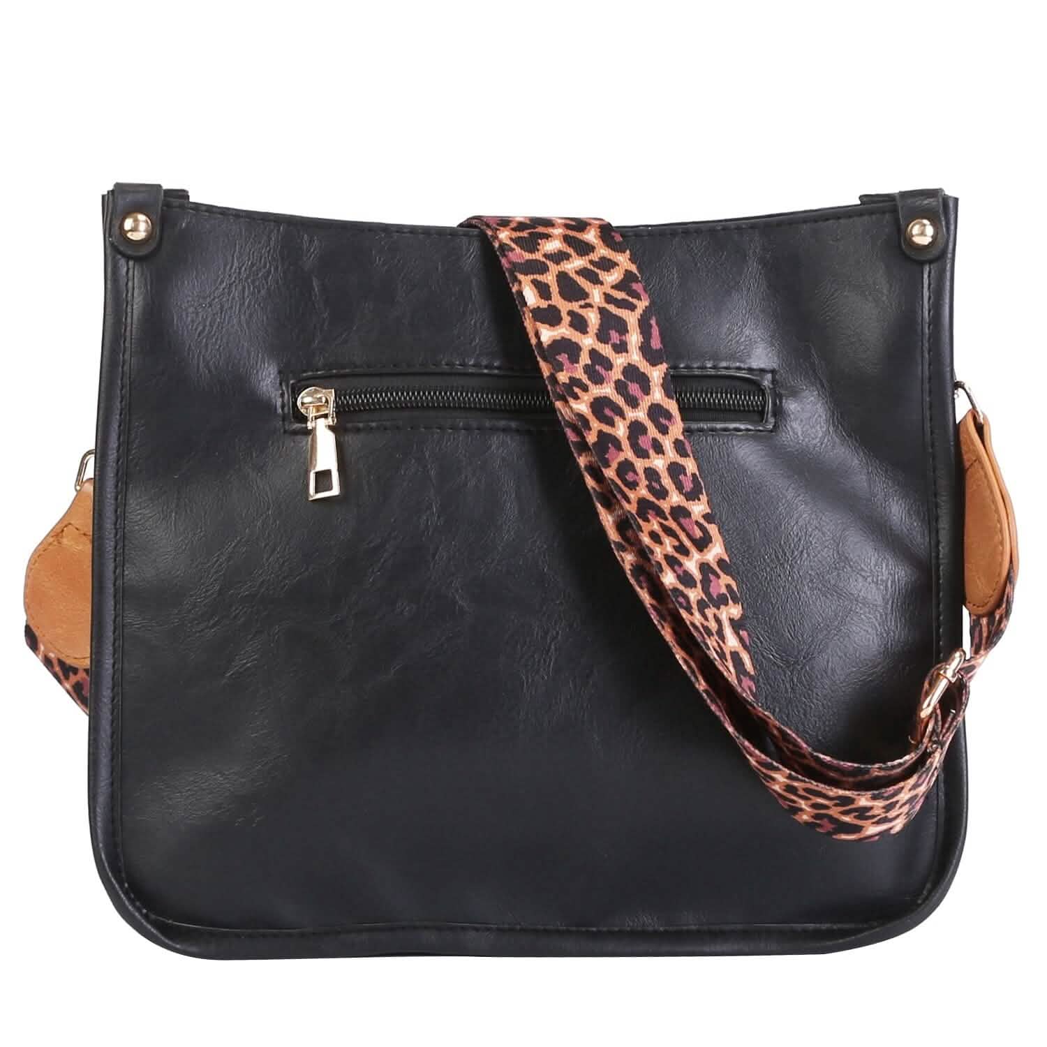 Women Fashion Leather Crossbody Bag Black Handbags & Wallets - Tophatter Daily Deals