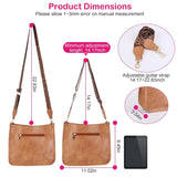Women Fashion Leather Crossbody Bag Handbags & Wallets - Tophatter Daily Deals
