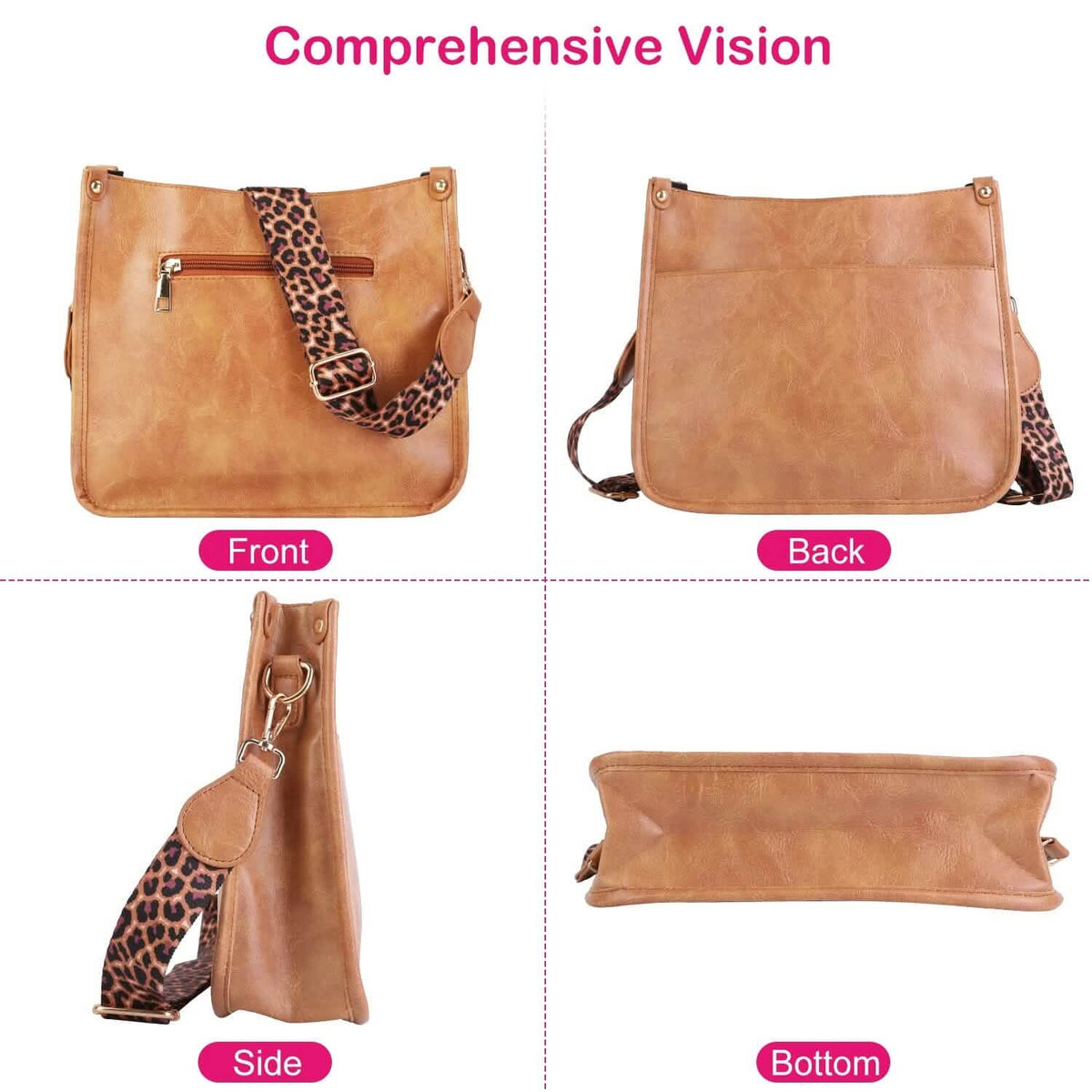Women Fashion Leather Crossbody Bag Handbags & Wallets - Tophatter Daily Deals