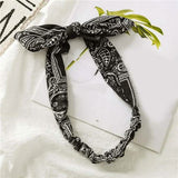 Women Fashion Sweet Retro Print Headbands Black Headbands & Hair Accessories - Tophatter Daily Deals