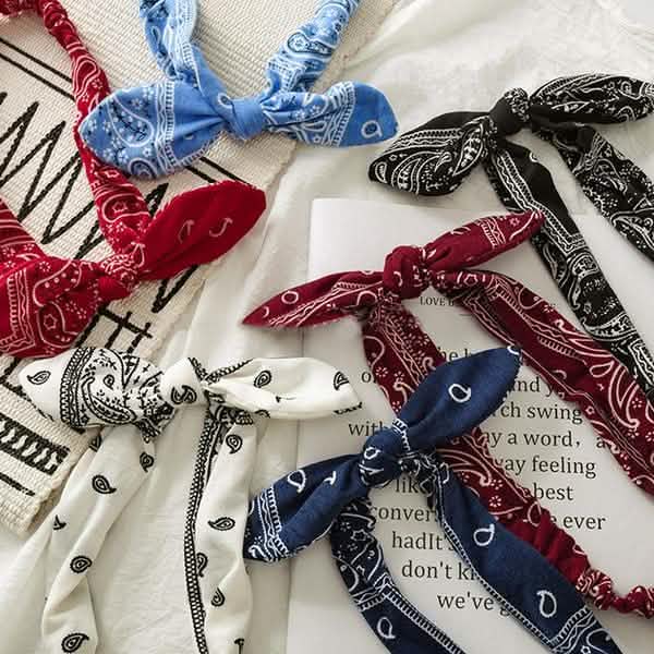 Women Fashion Sweet Retro Print Headbands Headbands & Hair Accessories - Tophatter Daily Deals