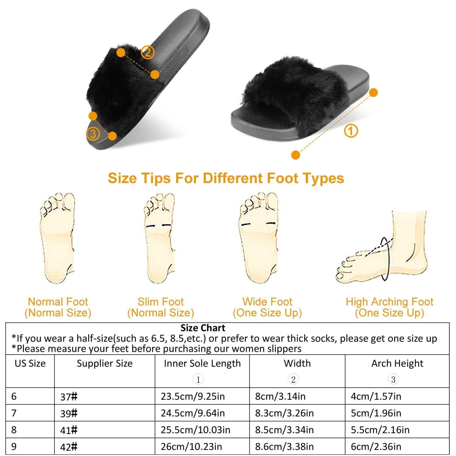 Women Faux Fur Slippers Open Toe Women's Shoes - Tophatter Daily Deals