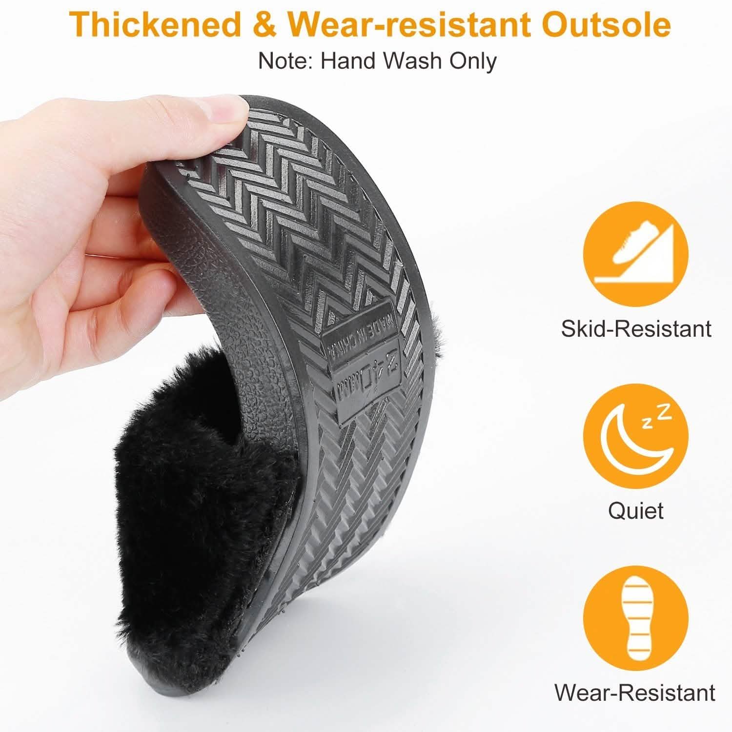 Women Faux Fur Slippers Open Toe Women's Shoes - Tophatter Daily Deals