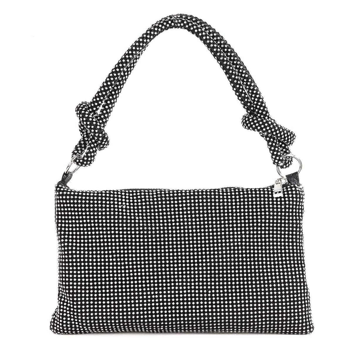 Women Glitter Evening Bags Shiny Rhinestone Handbag Purses Black Handbags & Wallets - Tophatter Daily Deals