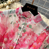 Women Holiday Gorgeous Floral Organza Mini Dress Mini Dresses - Tophatter Daily Deals