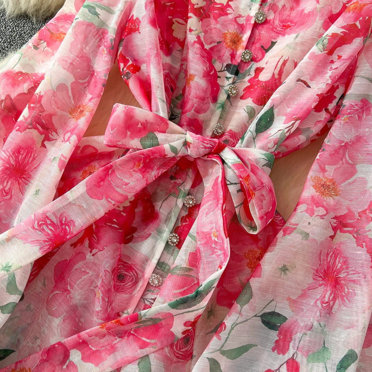 Women Holiday Gorgeous Floral Organza Mini Dress Mini Dresses - Tophatter Daily Deals