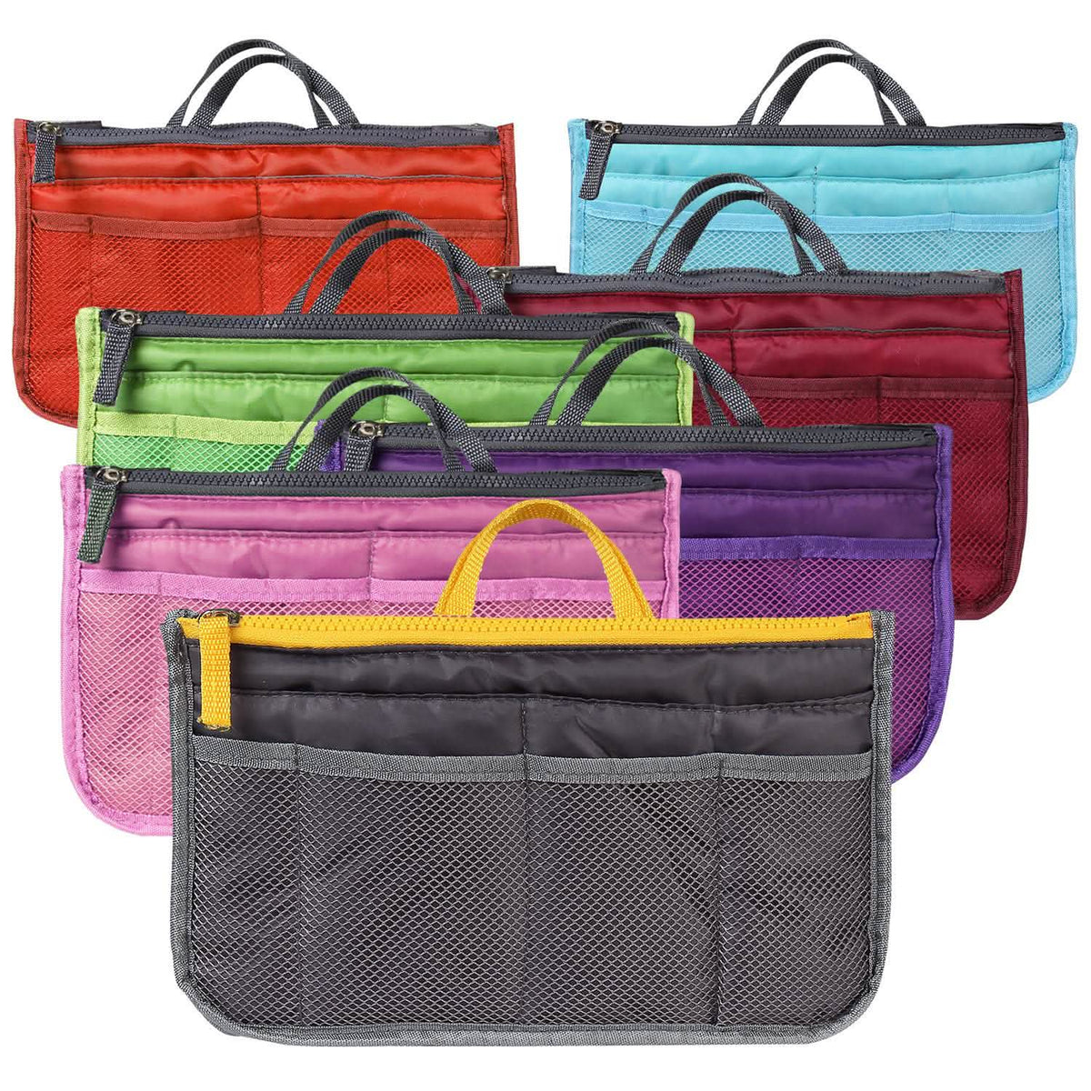 Women Lady Travel Insert Handbag Organizer Makeup Bags Storage & Organization - Tophatter Daily Deals
