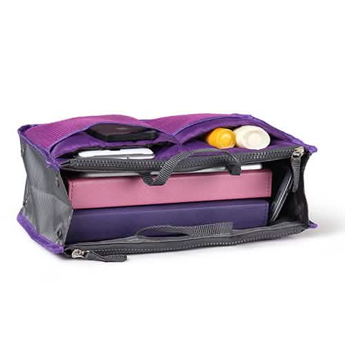 Women Lady Travel Insert Handbag Organizer Makeup Bags Storage & Organization - Tophatter Daily Deals