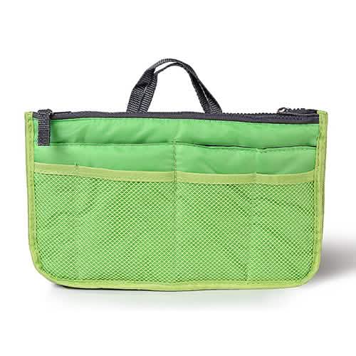 Women Lady Travel Insert Handbag Organizer Makeup Bags Green Storage & Organization - Tophatter Daily Deals