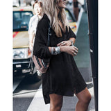 Women Loose Long Sleeve Swimsuit Cover Ups Button Down Beach Shirt Women's Swimwear - Tophatter Daily Deals