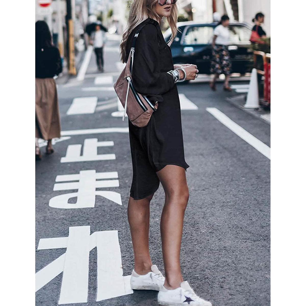Women Loose Long Sleeve Swimsuit Cover Ups Button Down Beach Shirt Women's Swimwear - Tophatter Daily Deals