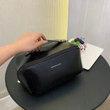 Women Makeup Organizer Toiletry Leather Bag Black Beauty & Personal Care - Tophatter Daily Deals