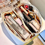 Women Makeup Organizer Toiletry Leather Bag Beauty & Personal Care - Tophatter Daily Deals