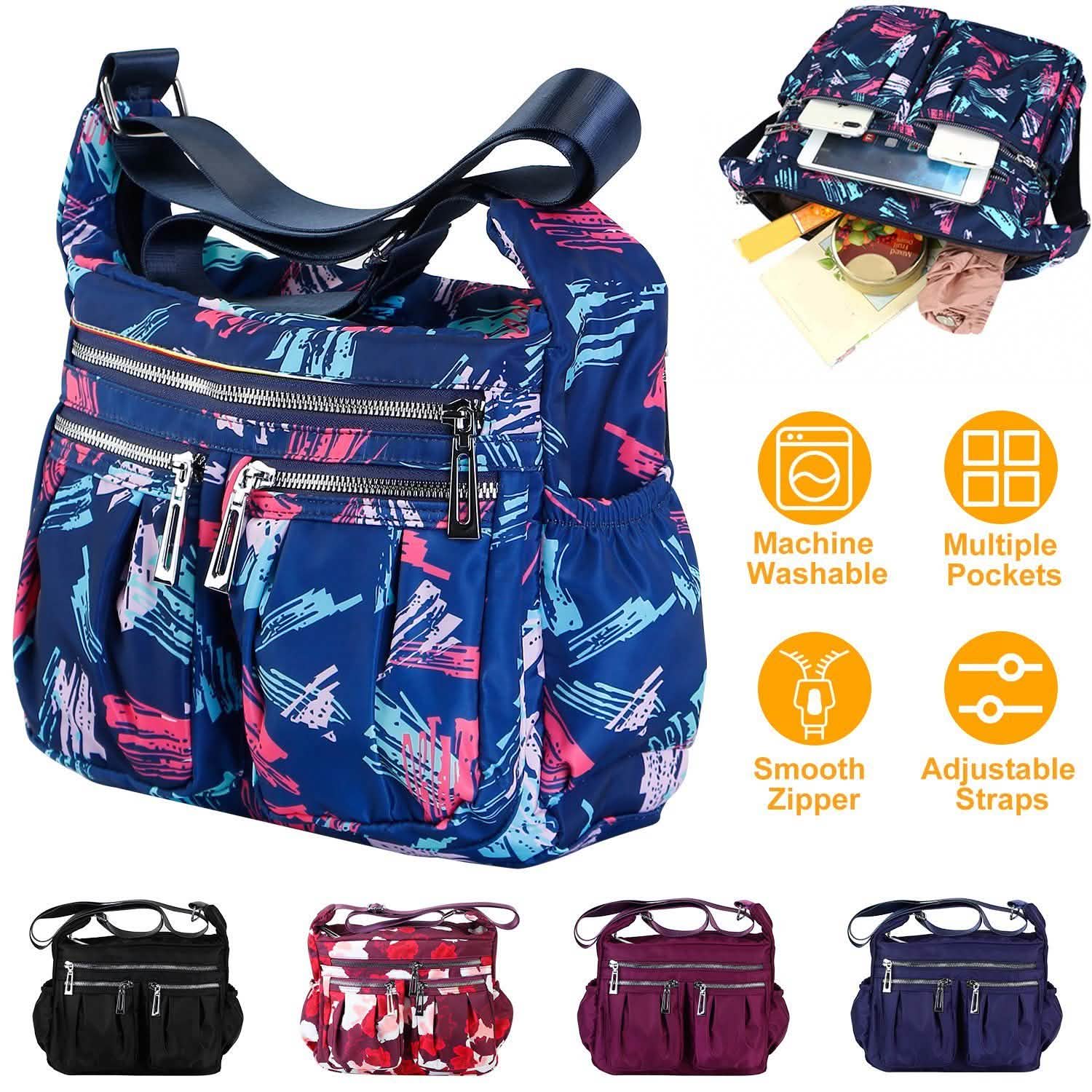 Women Multi-Pocket Shoulder Bag Handbags & Wallets - Tophatter Daily Deals