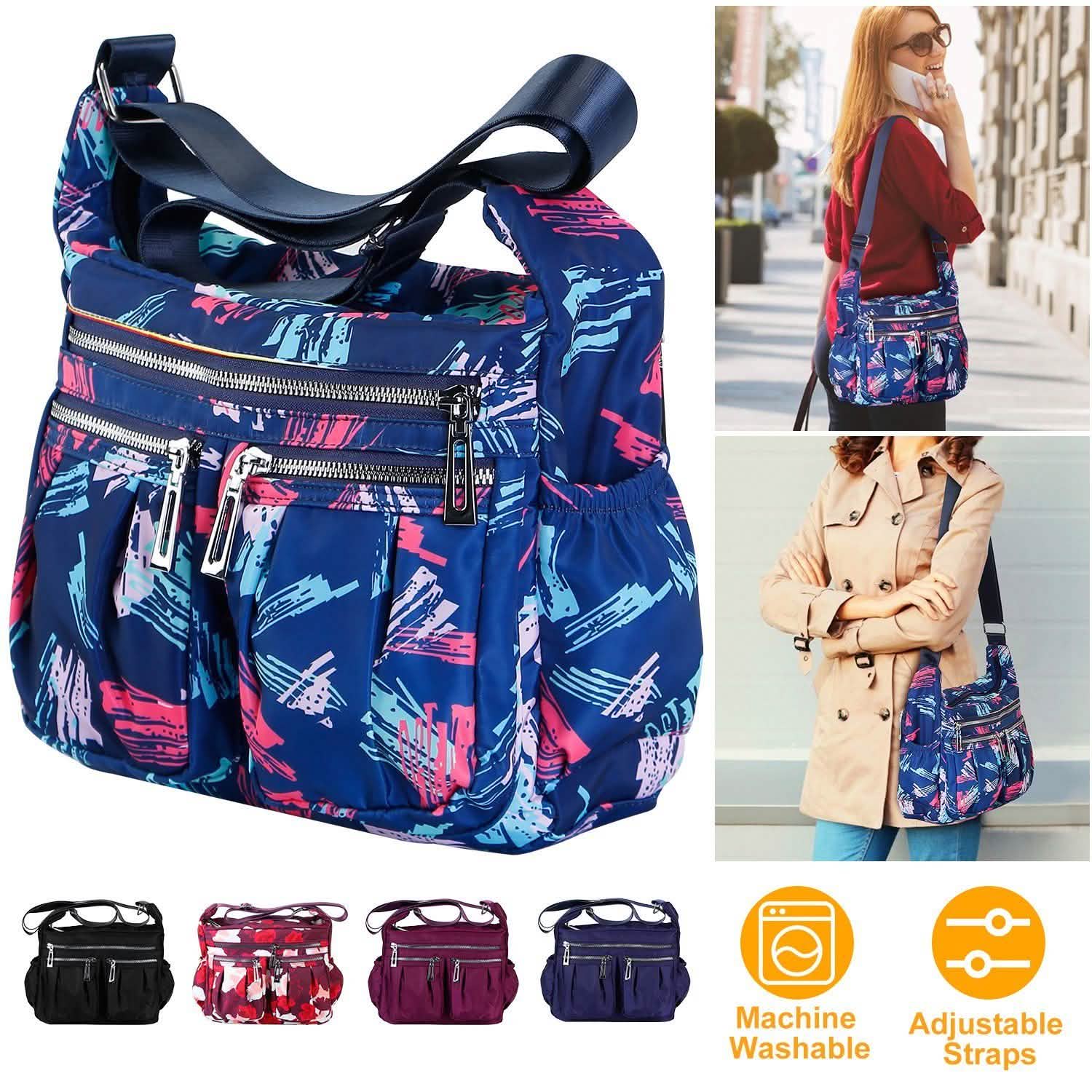 Women Multi-Pocket Shoulder Bag Handbags & Wallets - Tophatter Daily Deals