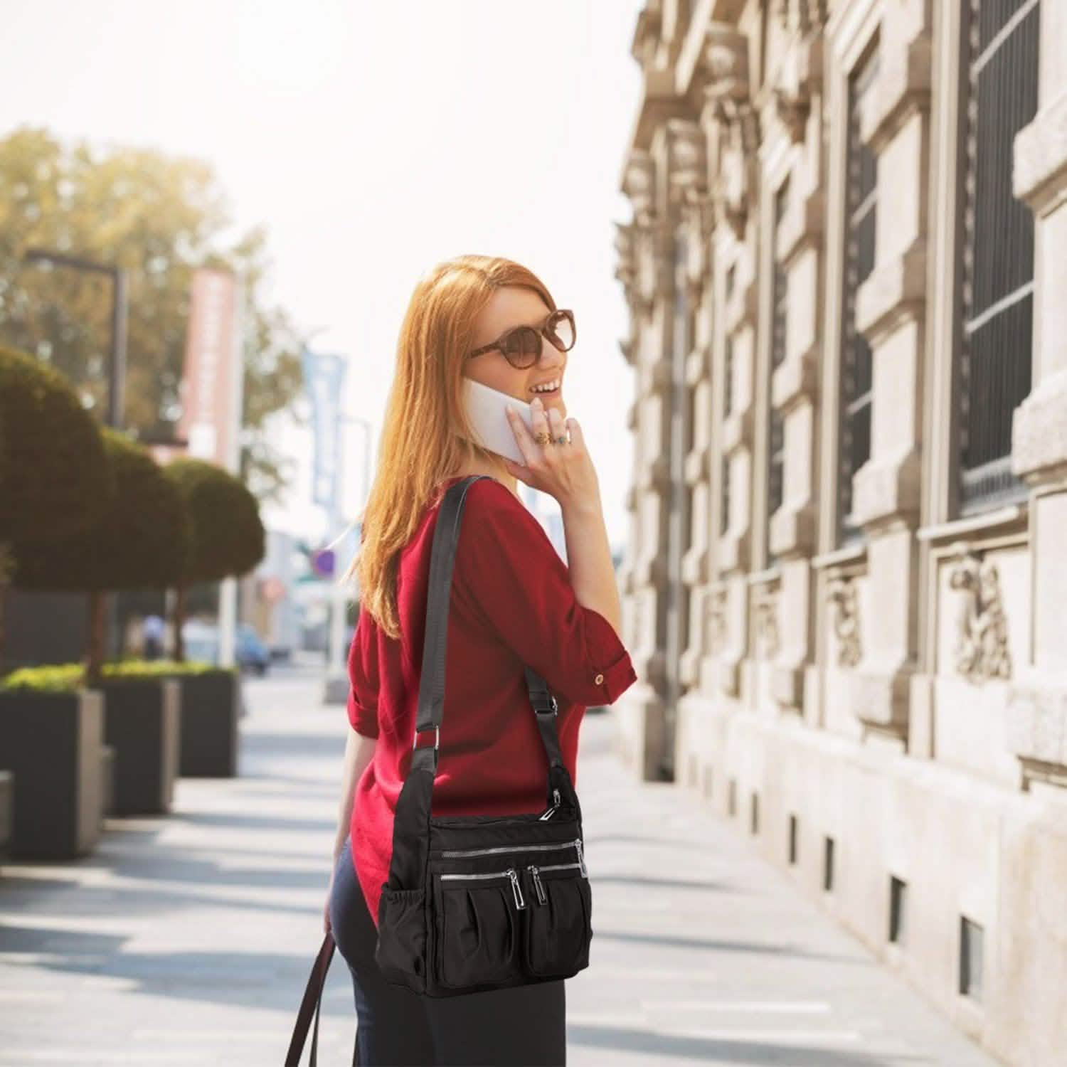 Women Multi-Pocket Shoulder Bag Handbags & Wallets - Tophatter Daily Deals