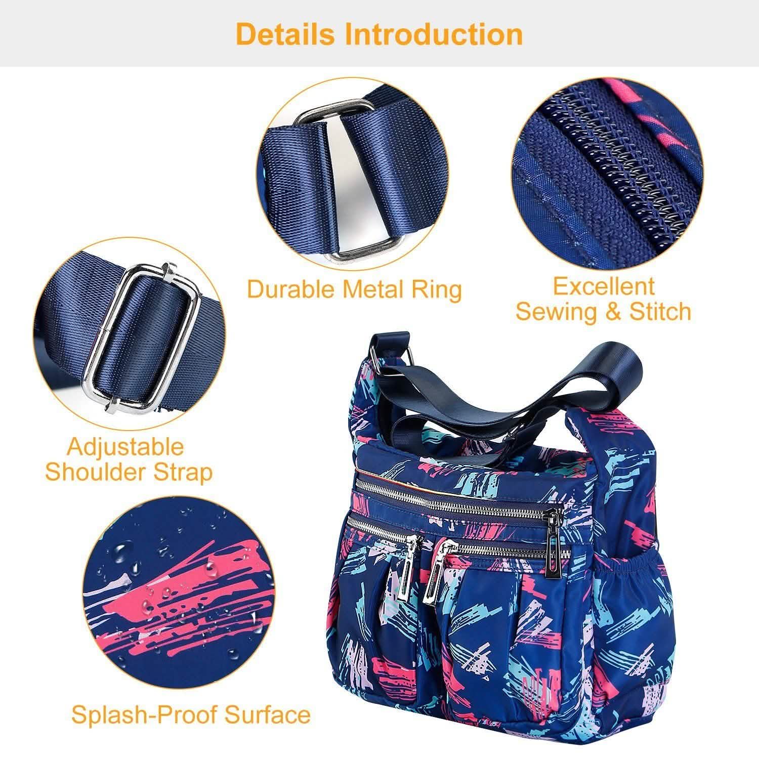 Women Multi-Pocket Shoulder Bag Handbags & Wallets - Tophatter Daily Deals