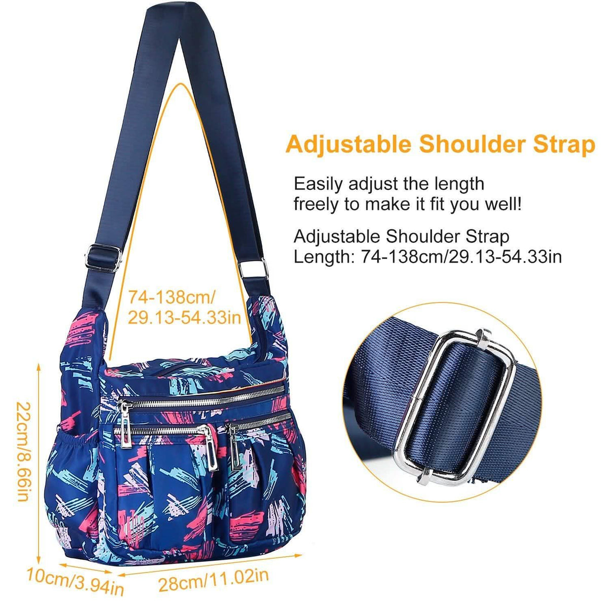 Women Multi-Pocket Shoulder Bag Handbags & Wallets - Tophatter Daily Deals