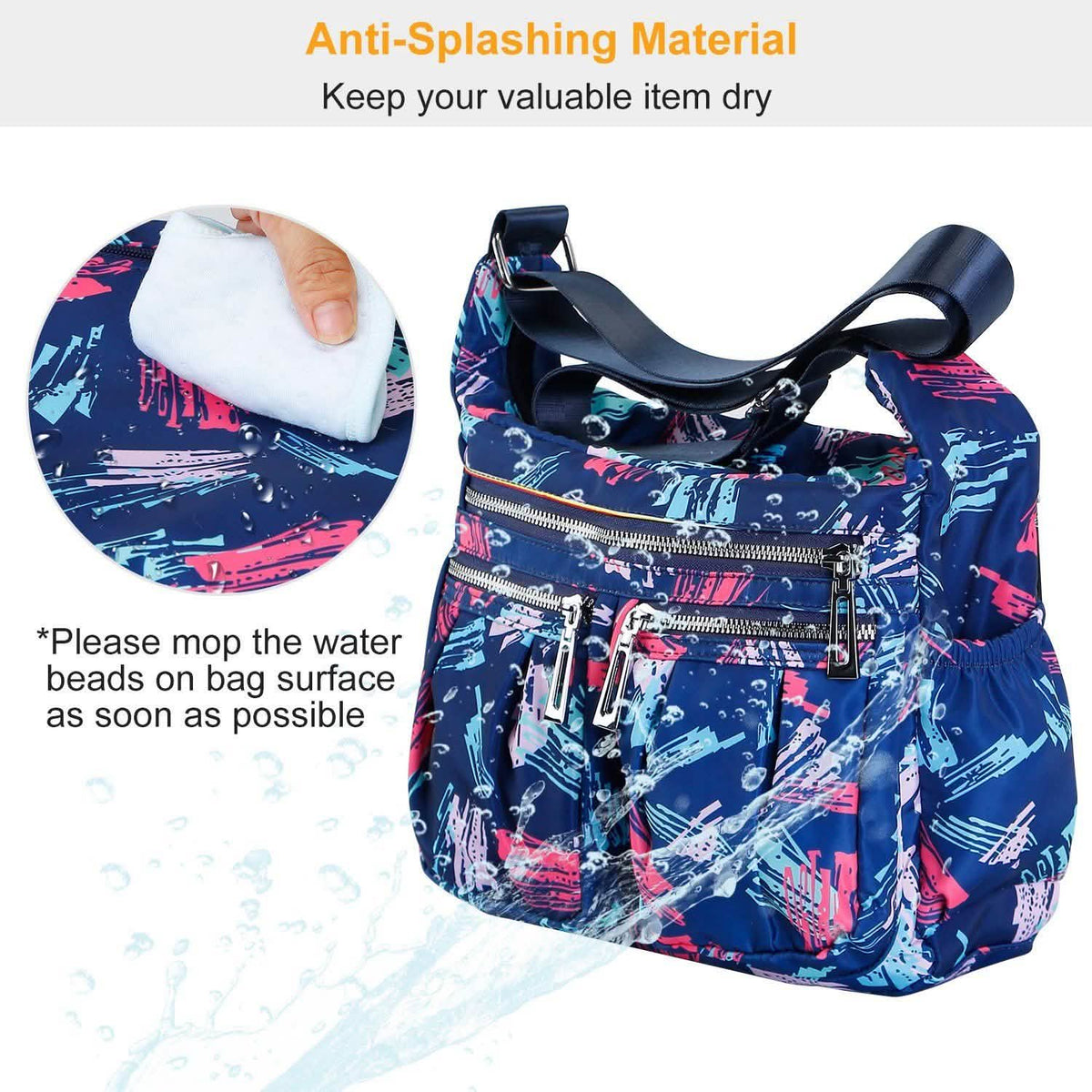 Women Multi-Pocket Shoulder Bag Handbags & Wallets - Tophatter Daily Deals
