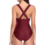 Women One Piece Plunge V Neck Monokini Sexy Hollow Out Swimsuit Women's Swimwear - Tophatter Daily Deals