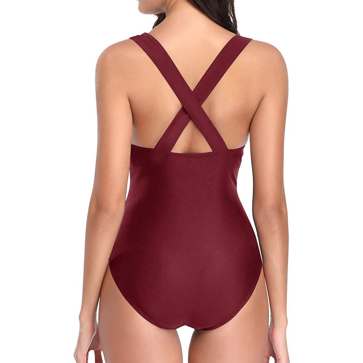 Women One Piece Plunge V Neck Monokini Sexy Hollow Out Swimsuit Women's Swimwear - Tophatter Daily Deals