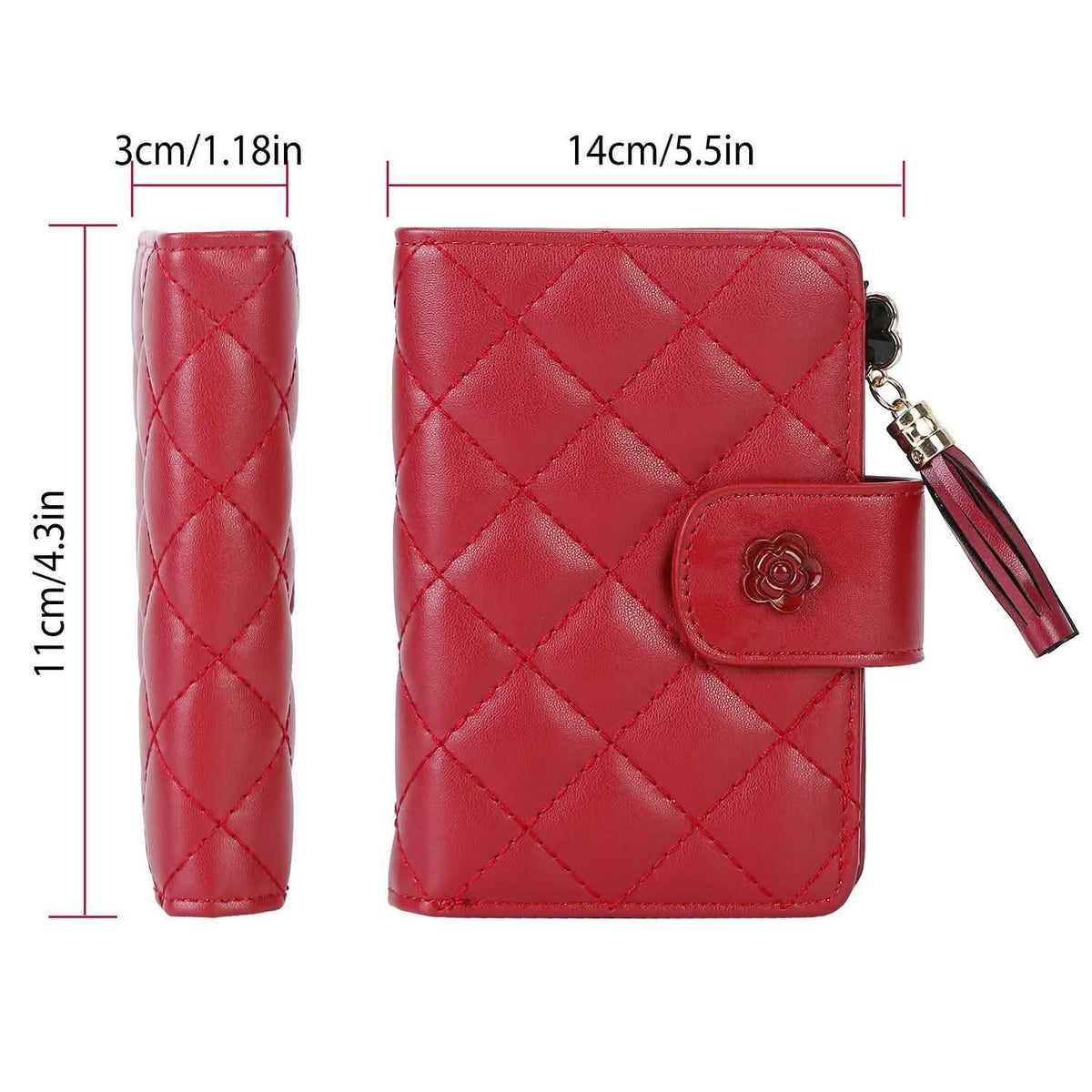 Women PU Leather Clutch Wallet Handbags & Wallets - Tophatter Daily Deals