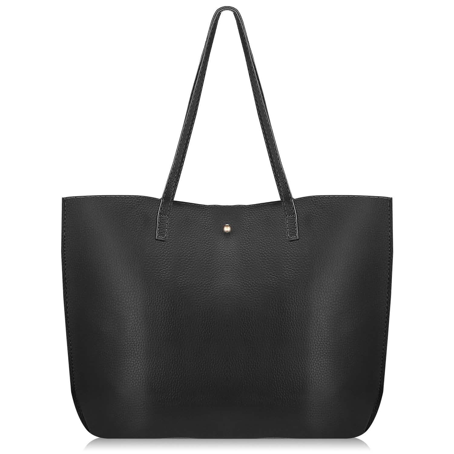 Women PU Leather Tote Bag Handbags & Wallets - Tophatter Daily Deals