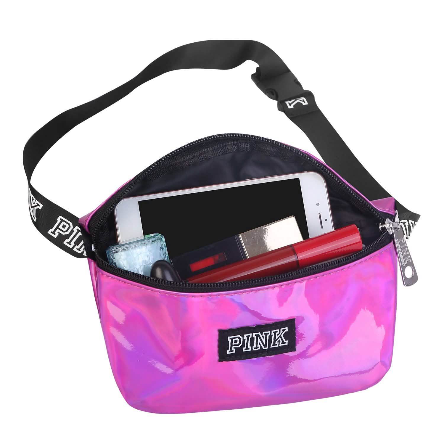 Women Shiny Leather Waist Pack Bag Handbags & Wallets - Tophatter Daily Deals