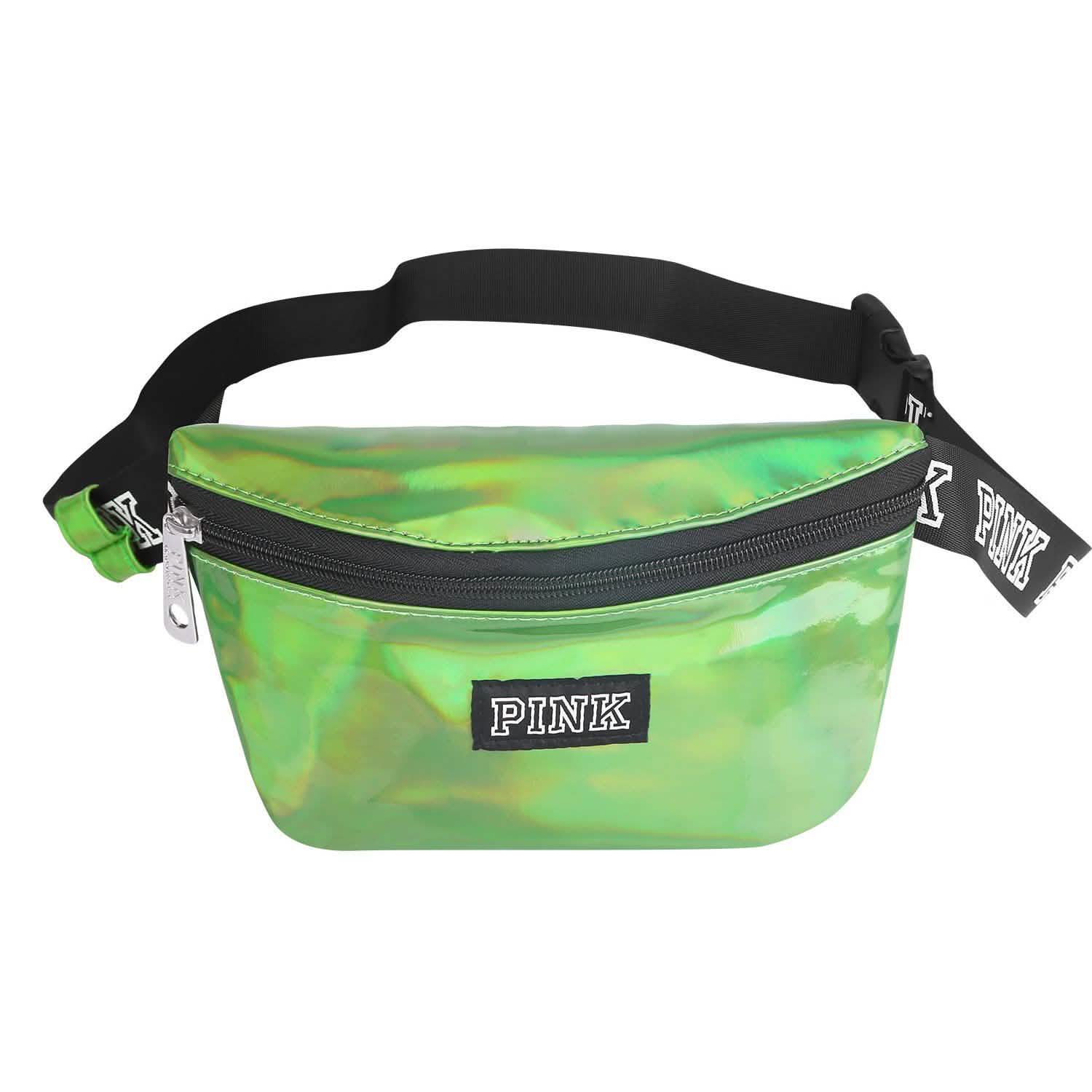 Women Shiny Leather Waist Pack Bag Green Handbags & Wallets - Tophatter Daily Deals